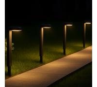 Torly - Borne & Potelet Solaire - Plastique - Noir