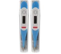 TORM - Thermomètre Flexible - Prise de température rectale, axillaire ou buccale - Thermomètre classique - 1 unité (Lot de 2)