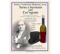Torna A Surriento And Cor'ngrato: Arranged For Tenor And Small Ensemble Paperback Book By Giambattista De Curtis