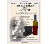 Torna A Surriento And Cor'ngrato: Arranged For Tenor And Small Ensemble Paperback Book By Giambattista De Curtis