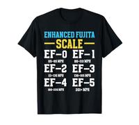Tornade améliorée Fujita Scale Tornado pour Enfants Retro Storm Chaser T-Shirt
