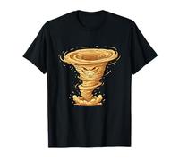 Tornade de tempête de Sable en colère Dessin animé Tourbillon Sauvage T-Shirt