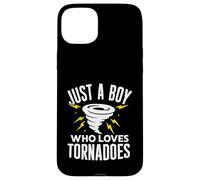 Tornado Chaser Chemise pour garçons Qui Aiment Les tempêtes et Les tornades Coque pour iPhone 15 Plus