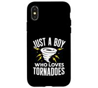 Tornado Chaser Chemise pour garçons Qui Aiment Les tempêtes et Les tornades Coque pour iPhone X/XS