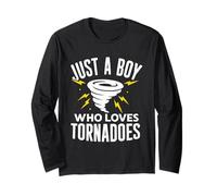 Tornado Chaser Chemise pour garçons Qui Aiment Les tempêtes et Les tornades Manche Longue