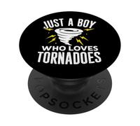 Tornado Chaser Chemise pour garçons Qui Aiment Les tempêtes et Les tornades PopSockets PopGrip Adhésif