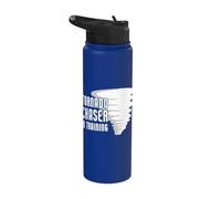 Tornado Chaser en formation, météorologue drôle, Storm Chaser Stainless Steel Insulated Water Bottle