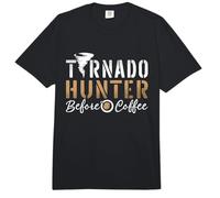 Tornado Hunter Before Forecaster Coffee Lover Tornado Hunter Comfort Colors Adult Heavyweight T-Shirt