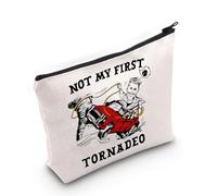 Tornado Lover Gift Not My First Tornadeo Trousse de maquillage American Disaster Movie Lovers, Tornadeo Sac Eu, Trousse à cosmétiques avec impression