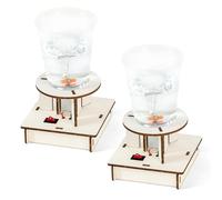 Tornado Maker 2 Set Tornado éducatif dans une bouteille Simulateur magnétique scientifique Jouets alimentés par batterie pour enfants pour laboratoire scientifique, jouets et jeux de classe scienti