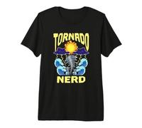 Tornado Nerd, météorologue, Expert en tempêtes, Tornado Chaser T-Shirt Haut de Gamme