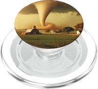 Tornado Twister rétro PopSockets PopGrip pour MagSafe