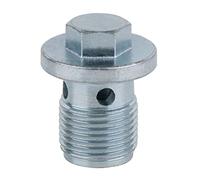 Tornillo de drenaje de aceite, hexágono exterior 13 mm, M18x1,5x21 mm, paquete de 10