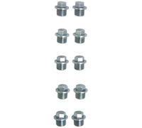 Tornillo de drenaje de aceite, hexágono exterior 17 mm, M20x1,5x15 mm, paquete de 10