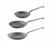 Tornwald-Schmiede : 3 poêles basses en acier carbone G