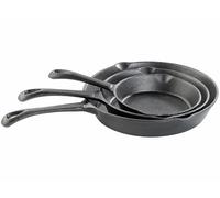 Tornwald-Schmiede 3 poêles en fonte - Ø 12,5 / 16,5 / 21 cm