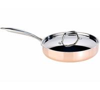 Tornwald-Schmiede Sauteuse en cuivre 24 cm avec couvercle acier inoxydable