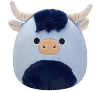 Toro La Vache Highland Bleue Originale Squishmallow Peluche Câline 7" Neuf