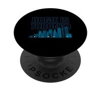 Toronto abrite Le Canada Red White Cloverleaf PopSockets PopGrip Adhésif