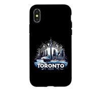 Toronto Canada City Monuments Souvenir Canadian Fiers Coque pour iPhone X/XS
