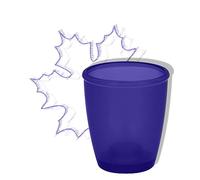 Toronto Gobelet Salle de Bain - 9,5x8,5x8,5 cm - Marine