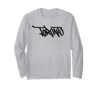 Toronto Graffiti City Street Art Handstyle Souvenir du Canada Manche Longue