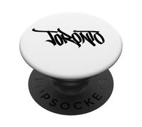 Toronto Graffiti City Street Art Handstyle Souvenir du Canada PopSockets PopGrip Adhésif