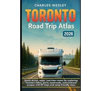 Toronto Road Trip Atlas 2026: Scenic drives, maps, real-time routes for exploring Toronto’s lakes, parks, backroads, and weekend escapes with EV stops and camp-friendly stays