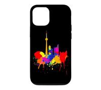 Toronto Skyline Canada Couleurs Colorées Art Amour Fan Coque pour iPhone 12/12 Pro