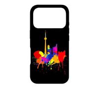 Toronto Skyline Canada Couleurs Colorées Art Amour Fan Coque pour iPhone 17 Pro