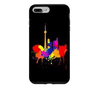 Toronto Skyline Canada Couleurs Colorées Art Amour Fan Coque pour iPhone 7 Plus/8 Plus