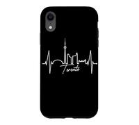 Toronto Skyline Coup de cœur Canada Fan Amour Canadiens Coque pour iPhone XR