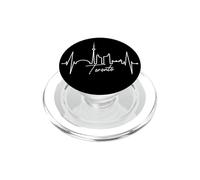 Toronto Skyline Coup de cœur Canada Fan Amour Canadiens PopSockets PopGrip pour MagSafe