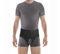 TOROS-GROUP Ceinture d'hernie inguinale Universelle gauche et droit Double inguinale Coussinets de compression et une bandoulière Groin soutien Truss - Noir Small