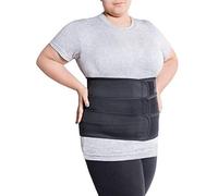 TOROS GROUP MANUFACTURE Ceinture lombaire à fixation rigide avec 6 côtes/hauteur 31 cm un grand tour de taille Medium Noir 86-95 cm