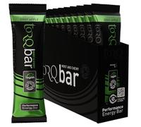 Torq Energy Bar Organic Zingy Apple - Barre énergétique végétalienne à base de plantes, riche en glucides, 34 g de glucides - 100% naturelle - Soil Association - Moist & Chewy - Boîte de 15