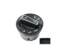 TorqCore Interrupteur De Commande Phare Antibrouillard Convient For Golf, MK7, VII, 7, Tiguan, Touran, 5GG941431D Interrupteur de commande des phares et feux de bro