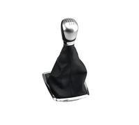 TorqCore Levier de vitesses 5/6, Convient for Ford, Focus 2 MK2 2005-2008, petit cadre, soufflet protection for handball poignée du pommeau de levier de vitesse(Silver 6 Speed)