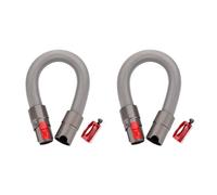 TorqCore Lot de 2 tuyaux d'aspirateur compatibles avec Dyson V15, V11, V10, V7, rallonge et Support Verrouillage la gâchette Tuyau Flexible pour aspirateur