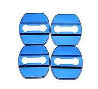 TorqCore Lot de 4 protections serrure porte voiture, Convient for modèles Nissan Almera, Juke, Sentra, Tiida, X-Trail, Rogue, Sunny Kicks housses de protection pour serrures de voiture(Blue)