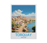 Torquay, Angleterre,Puzzle 1000 Pièces, Puzzles en Papier, Jouets Éducatifs pour Enfants Adultes Cadeau d'anniversaire(38x26cm)-CH2