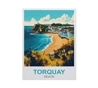 Torquay Devon，Puzzle en Papier 1000 Pieces Adultes Enfants Classique Jeu Cadeau（50x70cm）-FA57