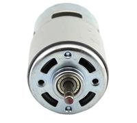 Torque Power 12-24V Double roulement à billes 775 Moteur à courant continu Moteur de forage, moteur de machines à barbe à papa, petit moteur de tours, outils de tour de moteur de déchiquetage de papie