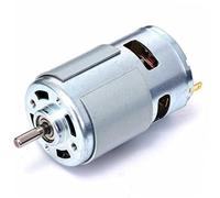 Torque Power 775 DC Moteur Scie Remplacement Moteur Gravure Machine Moteur Modèle De Voiture Moteur 12V 12000RPM Roulement À Billes CNC Machine Moteur Tour Outils ZFUGEDRLI (Color : 775 Round Shaft 1