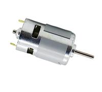 Torque Power 775 Moteur à courant continu brossé Moteur de coupe Moteur de meulage Petit moteur de scie de table Moteur de perceuse à main 12-24 V Haute puissance Outils de tour à grand couple(775 Lon