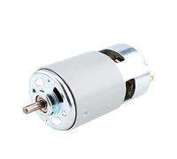 Torque Power 775 Moteur à courant continu brossé Moteur de meulage électrique Tour de précision Moteur Perceuse à main Moteur Grand couple Roulement à billes 6V12V24V Moteur Outils de tour ZFUGEDRLI (
