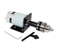 Torque Power Moteur de perceuse électrique Petit moteur de coupe Haute puissance 12-24 V Double roulement à billes Grand couple Kit de moteur de bricolage for outils de jardin Outils de tour Accessoir