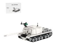 Torquino Ensemble de blocs de construction ISU-152, kit de modèle de char de combat principal, ensemble de construction de véhicule militaire de la Seconde Guerre mondiale, modèle de l'armée de