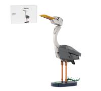Torquino Heron Bird MOC-173663 Lot de 139 blocs de construction dynamiques avec support de présentation, brique de construction pour adultes