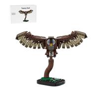 Torquino Lot de 212 blocs de construction en forme de hibou avec support de présentation, briques de construction pour adultes, MOC-175641